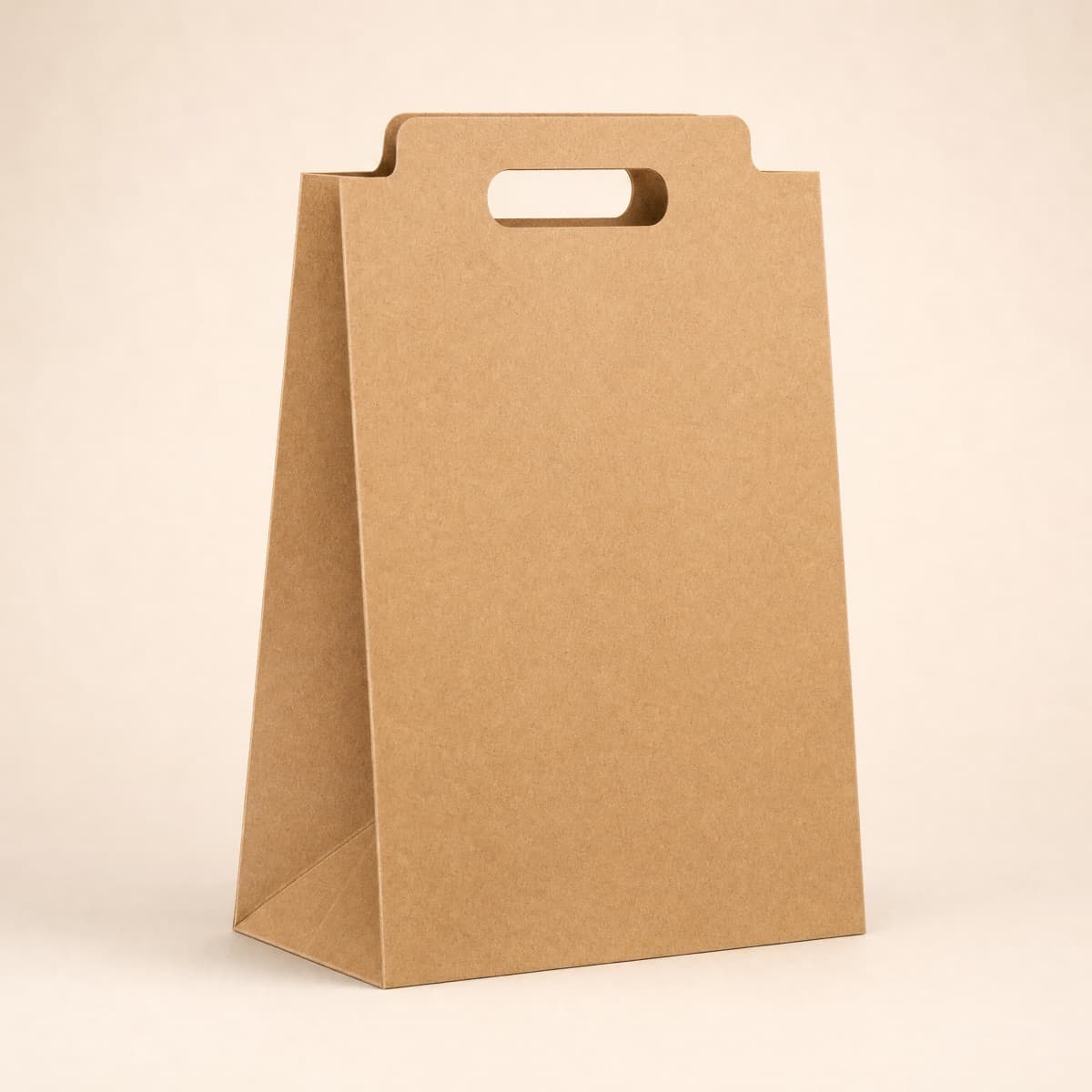 Kraft Paper Bag — Die-Cut Handle