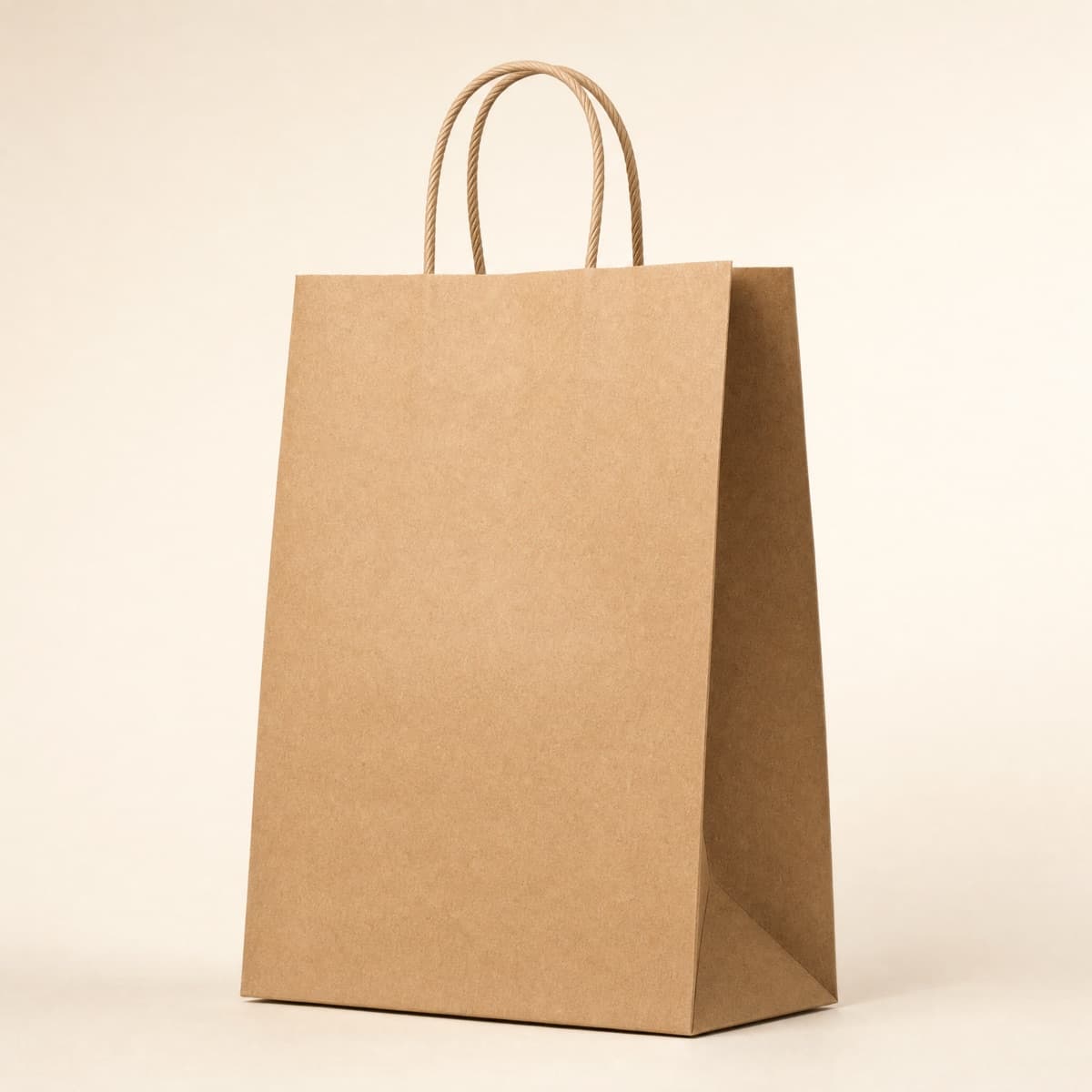 Kraft Paper Bag — Twisted Rope Handle