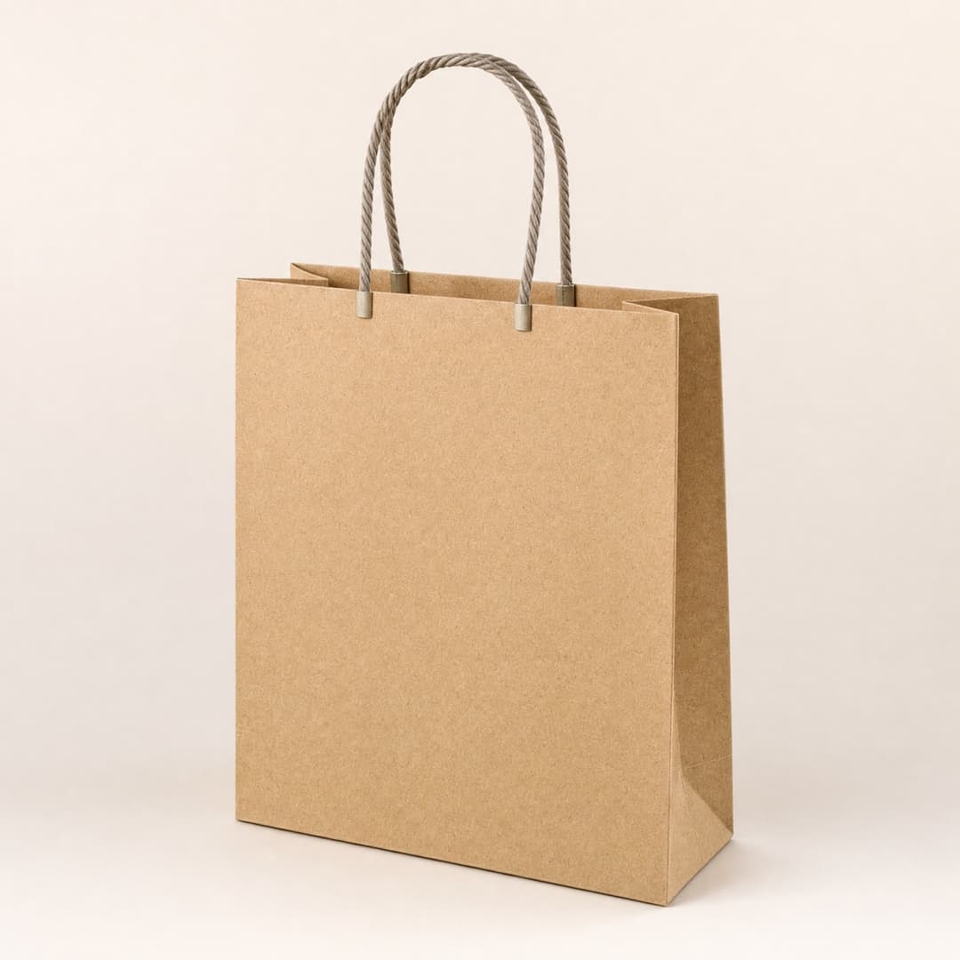 Paper Bag — Rope Clip Handle
